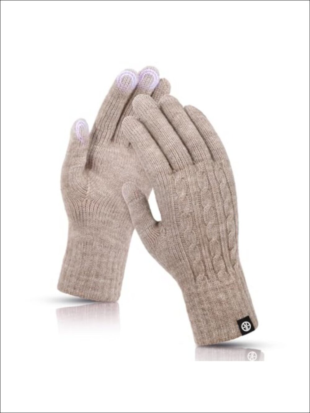 Winter Gloves Touch Screen Thermal Knit Lining Acrylic